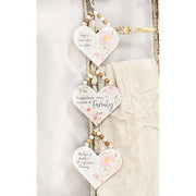 Together We Make A Family Wood Heart Ornament  (3 Count Assortment)