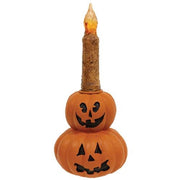 Pumpkin Stack Taper Holder