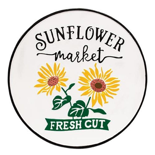 Sunflower Market Enamel Sign