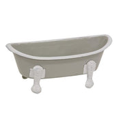 Light Gray Iron Bathtub Soap Dish