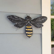 Black Bee Metal Wall Decor