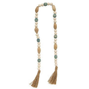 Turquoise Wave Beaded Garland - 36"