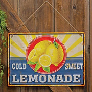 Cold Sweet Lemonade Retro Hanging Metal Sign