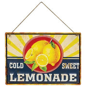 Cold Sweet Lemonade Retro Hanging Metal Sign
