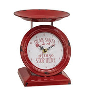 Vintage Dear Santa Old Town Scale Clock