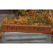 Pumpkin Patch Engraved Block - 12"