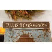 Fall Is My Favorite Engraved Block - 12"