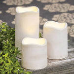 White Cement Timer Pillar - 3 x 6