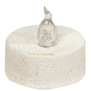 White Cement Mini Timer Tealight