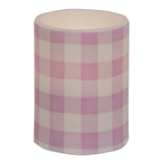 Pink Buffalo Check Timer Pillar - 3"x4"