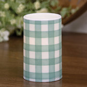 Green Buffalo Check Timer Pillar - 3"x5"