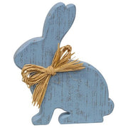 Distressed Blue Sitting Chunky Bunny