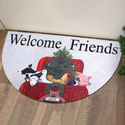 Welcome Friends Farm Animal Truck Welcome Mat