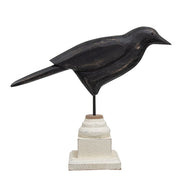 Wooden Crow Pedestal - Large