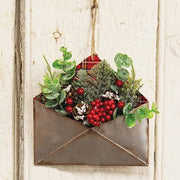 Winter Floral Envelope Ornament