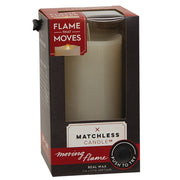 Matchless Moving Flame Candle - 3x5.5