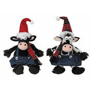 Mr. & Mrs. Christmas Cow  (2 Count Assortment)