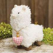 Standing Baby Llama with Heart Collar