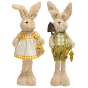 Standing Mr & Mrs. Garden Bunny  (2 Count Assortment)