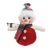 Plush Hat & Scarf Snowman Ornament (2 Count Assortment)