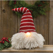 Med Santa Gnome with LED Light Nose