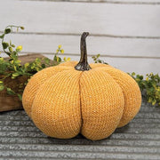 Orange Knit Pumpkin Large