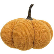Orange Knit Pumpkin Large