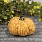 Orange Knit Pumpkin Small