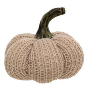 Tan Knit Pumpkin Small