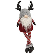 Striped Reindeer Dangle Leg Gnome