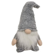 Mr. or Mrs. Gray Fuzzy Gnome Sitter  (2 Count Assortment)