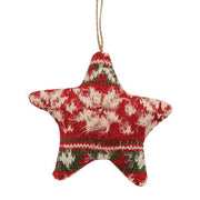 Red & Green Nordic Sweater Ornament  (3 Count Assortment)