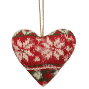 Red & Green Nordic Sweater Ornament  (3 Count Assortment)