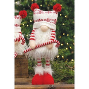 Candy Cane Standing Gnome