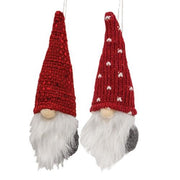 Valentine's Red Gnome Ornament (2 Count Assortment)