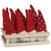 Valentine's Red Gnome Ornament (2 Count Assortment)