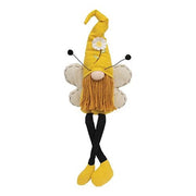 Honey Bee Curly Dangle Leg Gnome