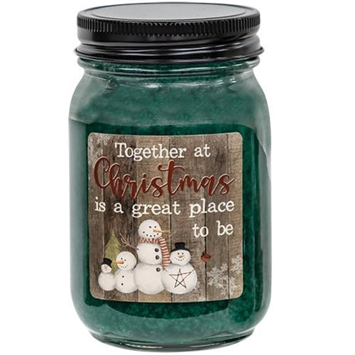 Together at Christmas Balsam Fir Pint Jar Candle (Pack of 12)