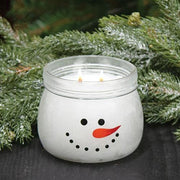 Twisted Peppermint Snowman Jar Candle (Pack of 12)