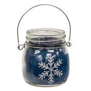 Snowflake 6oz Jar Candle - Twisted Peppermint