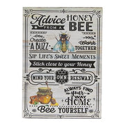 Advice From a Honey Bee Easel Sign