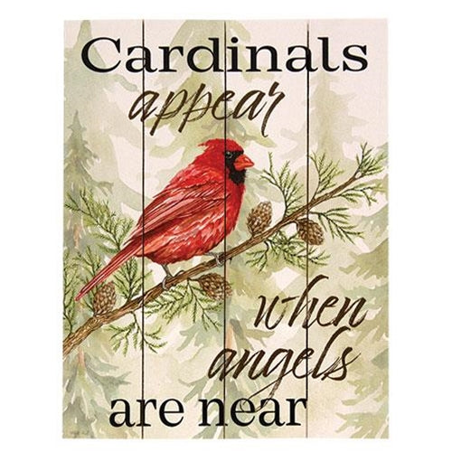 Cardinals Appear Pallet Art