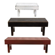 Distressed Wooden Stackable Risers (Set of 3)