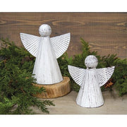 Shabby Chic Metal Angels (Set of 2)