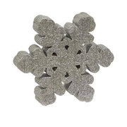 Resin Silver Sparkle Snowflake Sitter  (3 Count Assortment)