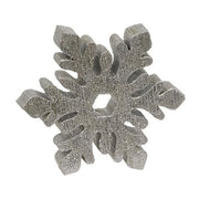 Resin Silver Sparkle Snowflake Sitter  (3 Count Assortment)