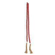 Red Wooden Bead Garland