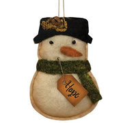 Hope Snowman Ornament