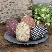 Black & White Gingham Egg