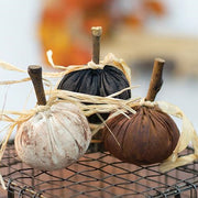 Gathered Pumpkins  (3 Count Assortment)